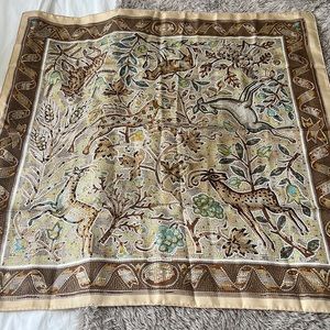 Hermes silk scarf